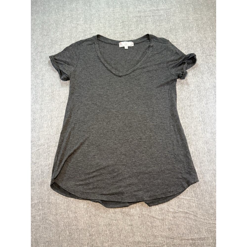 Pink Rose Vintage Women’s T-Shirt-Medium/Dark Gray/Summer/Style #PS824725BT